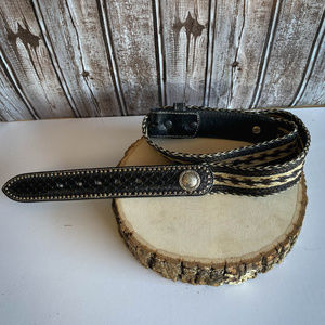 Nacona Horse hair western belt (no buckle)